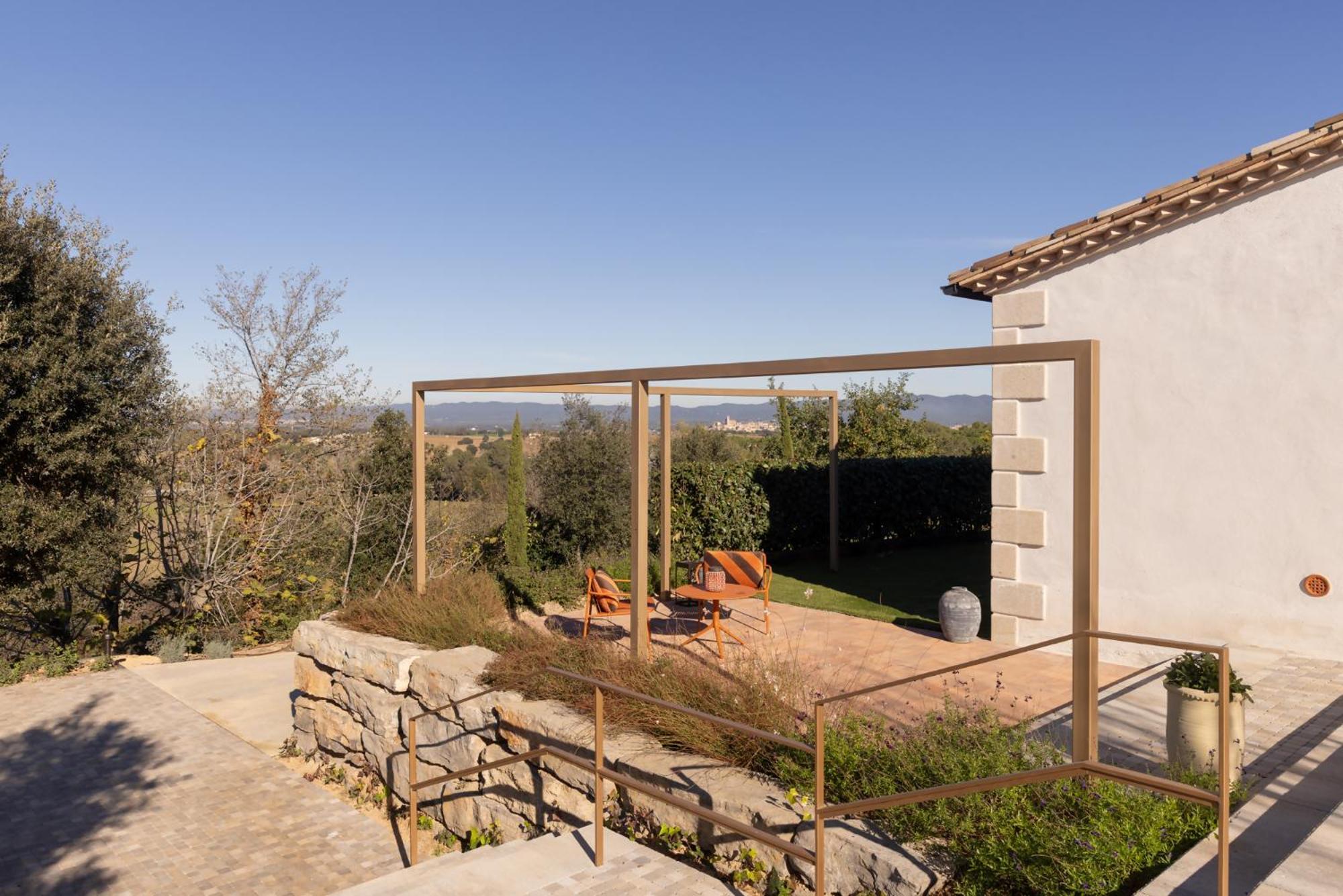Can Bufi Espectacular Casa Con Piscina Interior Llagostera Exteriör bild