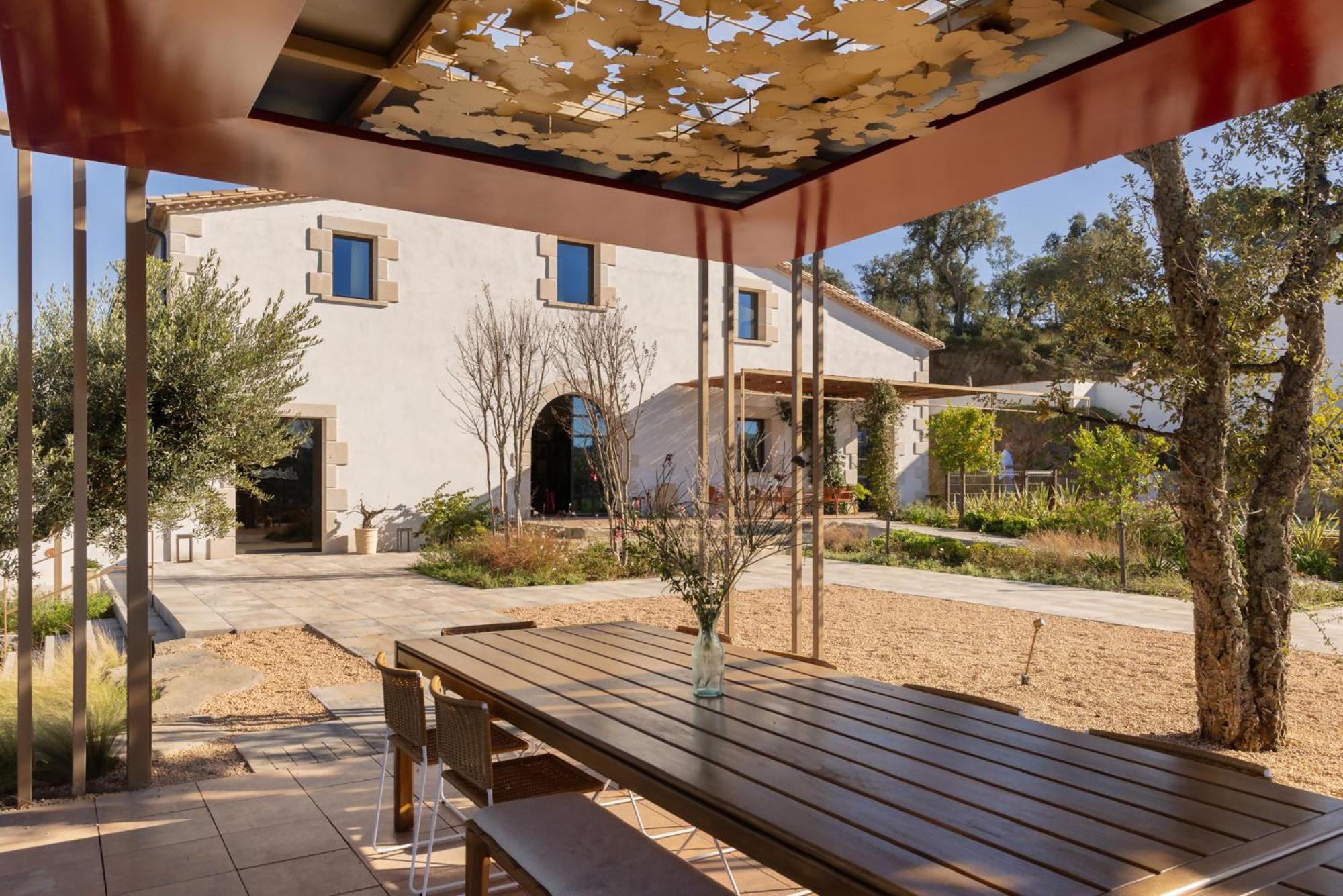 Can Bufi Espectacular Casa Con Piscina Interior Llagostera Exteriör bild