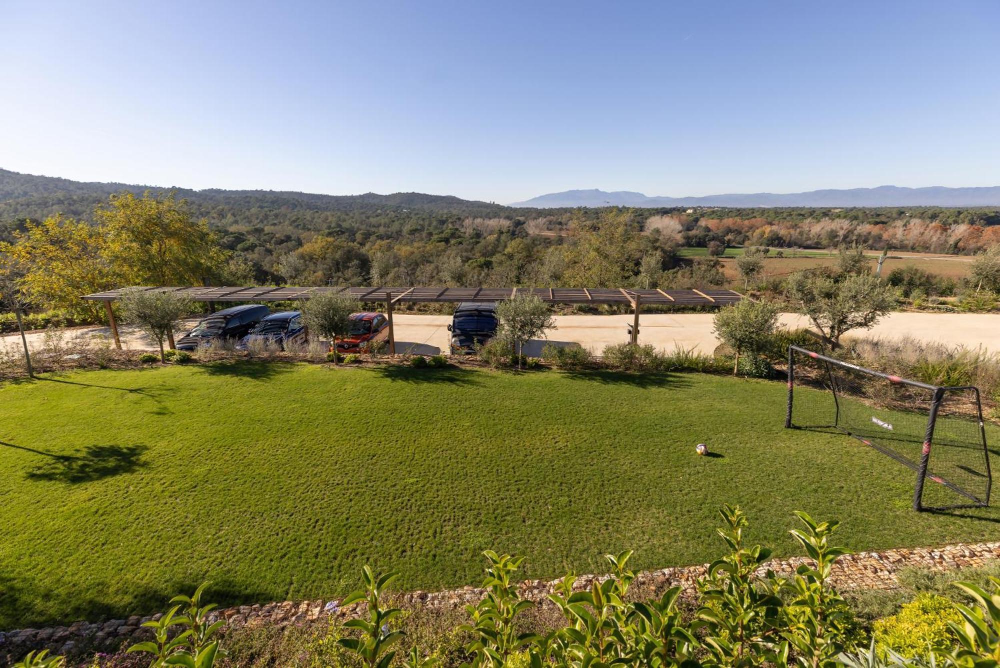 Can Bufi Espectacular Casa Con Piscina Interior Llagostera Exteriör bild